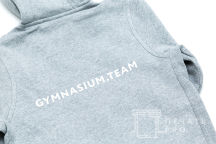 Серая толстовка с надписью «GYMNASIUM.TEAM»